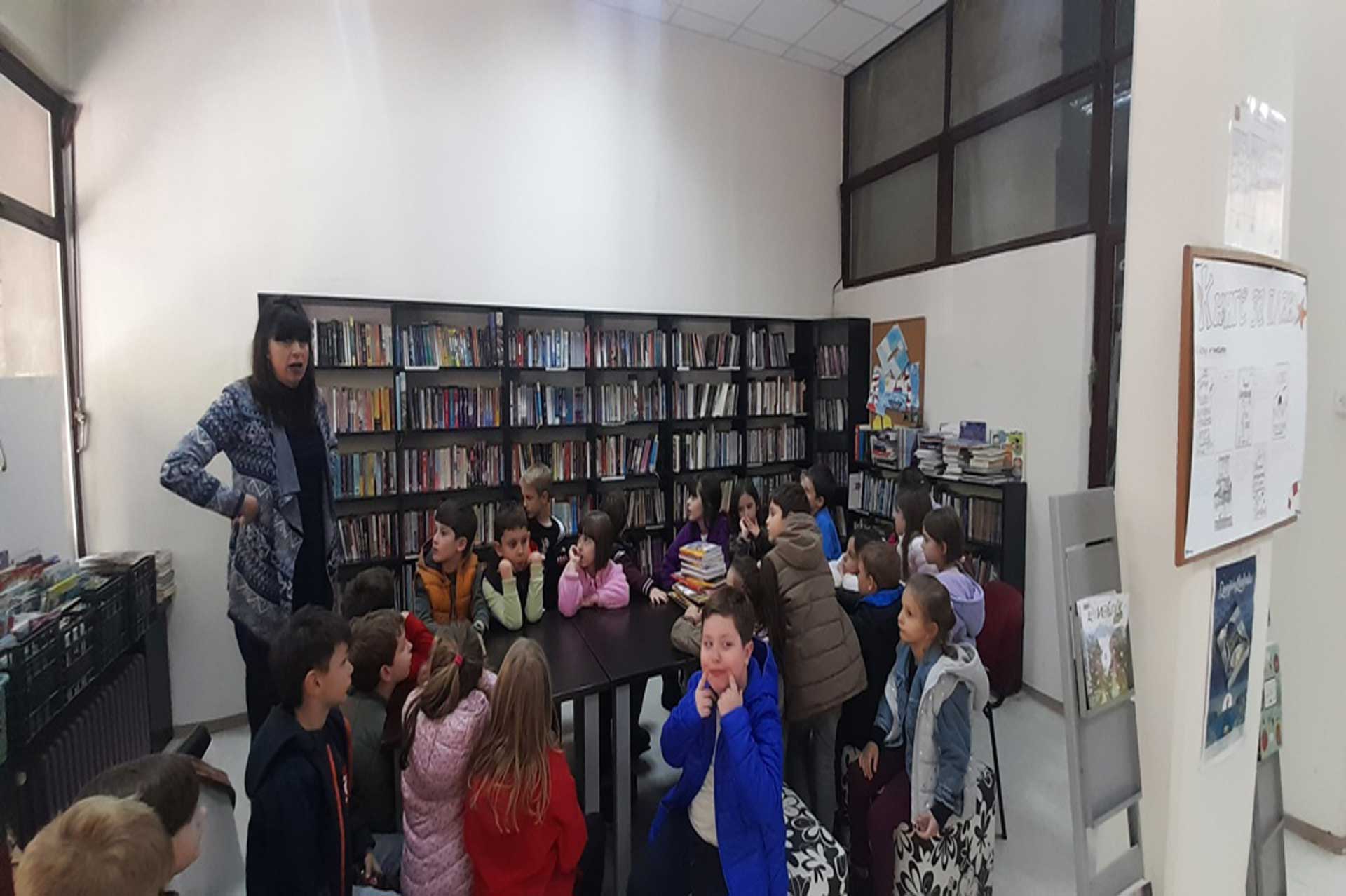 Прваци у посети библиотеци „Борислав Пекић“