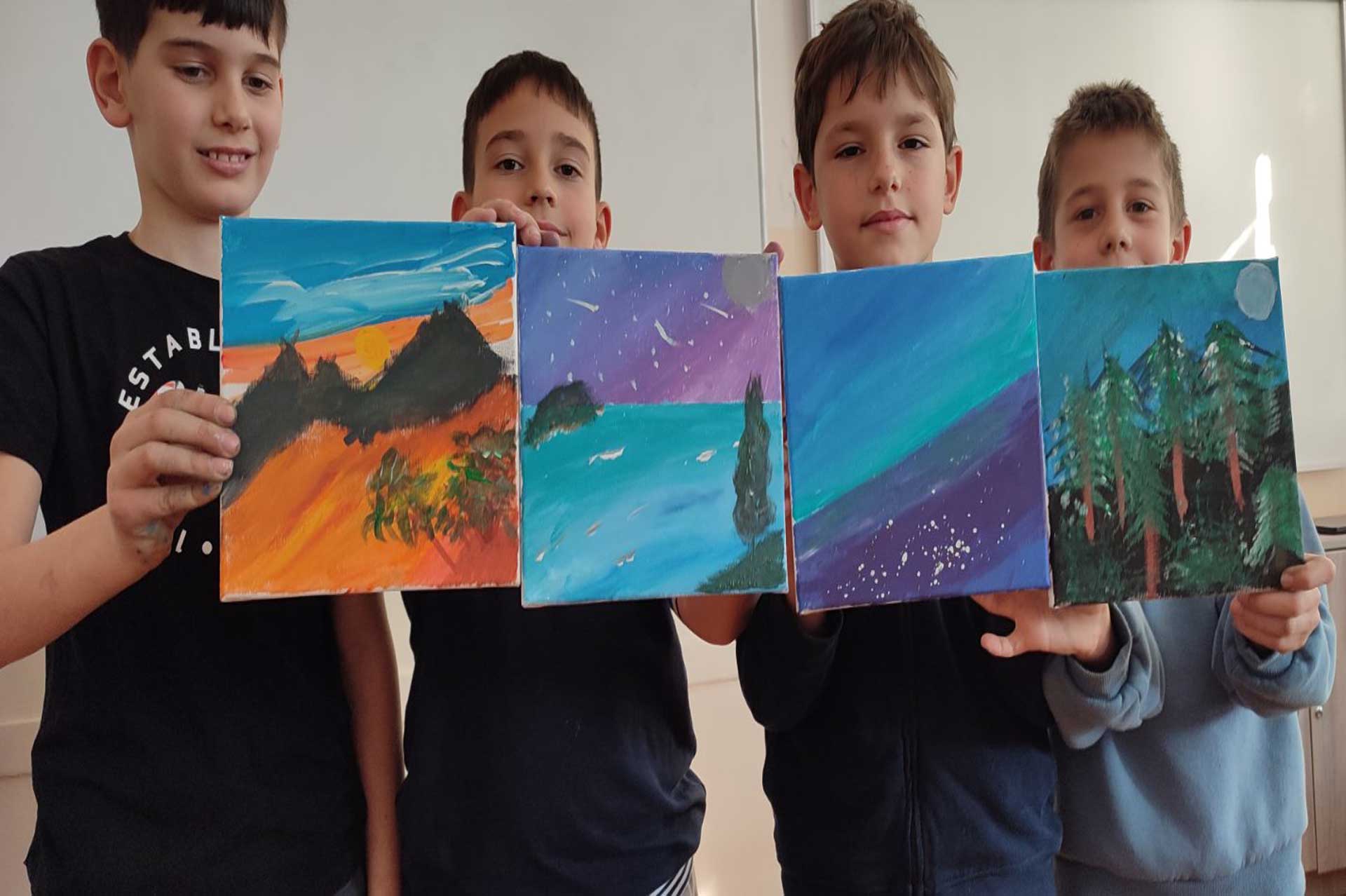 Радионица „Техника сликања на платну“